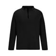thumbnail image 2 of Athletic T Shirts for Men Casual Long Sleeve Half Zipper Stand Collared Pullover Outdoor Workout T-Shirts Basic Solid Comfort Tactical-Tops, 2 of 6