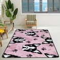 thumbnail image 2 of GZHJMY Soft Rug Large Area Rugs, Bulldog Grunge Pink Comfortable Indoor Carpet, Baby Play Mat for Living Room Bedroom Nursery Decor Floor Mat 72x48inch Carpet Runner, 2 of 6