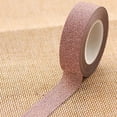 thumbnail image 1 of Flmtop 10m Glitter Washi Sticky Paper Masking Adhesive Tape Label Decorative DIY Craft, 1 of 10