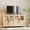Natural, variant on M optimized Storage Cabinet with Glass Doors 55" Buffet Cabinet with Storage, Multifunctional Accent Storage Cabinet Table for Kitchen Dining Room, Living Room
