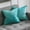 Cyan Blue, variant on Cterwk 2 Pack Soft Velvet Square Throw Pillow Covers Square Cushion Case for Bed Couch Sofa Bench, 18 x 18 inch