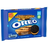 OREO Toffee Crunch Creme with Sugar Crystals Chocolate Sandwich Cookies ...