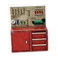 thumbnail image 2 of Milaget 1/64 Garage Tool Rack Diorama Decoration Authentic Display Ornament Novelty Tool red old, 2 of 7