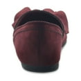 thumbnail image 4 of Ollio Women's Shoes Faux Suede Slip On Scallped Collar Pointed Toe Ballet Flats ZY00F70, 4 of 6