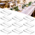 thumbnail image 3 of 10Pack Acrylic Sign Holders Clear Wedding Sign Table Number Holder Stands Reusable Transparent Acrylic Card Display Slot Stand for Wedding Photos Office Menu, 3 of 11
