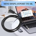 thumbnail image 4 of Mini DP to HDMI 6 Feet Cable for MacBook Air/Pro, Monitor, Projector, 4 of 5