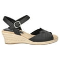 thumbnail image 2 of Easy Street Miramar Women's Espadrille Wedge Sandals Color: Metallic Woven Ombre Size: 10 WIDE, 2 of 4