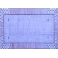 thumbnail image 1 of Ahgly Company Indoor Rectangle Abstract Blue Modern Area Rugs, 3' x 5', 1 of 4