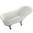 thumbnail image 2 of Vinnova Jacqueline 70" x 30" Freestanding Acrylic Bathtub in White, 2 of 6