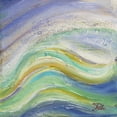 thumbnail image 2 of Pinto, Patricia 12x12 White Modern Wood Framed Museum Art Print Titled - The Sea II, 2 of 4