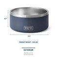 thumbnail image 4 of Cuenco para perros YETI Boomer 8 de acero inoxidable, 1,9 l/64 oz, Rescue Red, 4 of 7