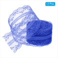 thumbnail image 3 of Uxcell 1.6 Inch Wide 25 Yards Lace Trim Ribbon Sewing Lace Roll Gift Package Pattern Wrapping Sky Blue 2 Pack, 3 of 6