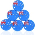 thumbnail image 4 of 6pcs Racket Vibration Dampeners National Flag Designed Tennis Racket Shocking Absorbers, 4 of 7