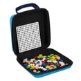 thumbnail image 4 of PLUS PLUS - Travel Case w/ 100 Pieces, 1 White Baseplate - Construction Building Stem/Steam Toy, Mini Puzzle Blocks for Kids, 4 of 10