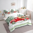 thumbnail image 3 of jejeloiu Christmas Tree Gitfs Bedding Comforter Set 7 Pieces,Kawaii Pet Dogs Full Bedding Set,Western Rustic Farmhouse Fitted Sheet Flat Sheet For Girls Boys,Ultra Soft Home Decor Reversible, 3 of 8