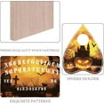 thumbnail image 3 of Pendulum Divination Board Spirit Board Planchette Wooden Rectangle Bat Pumpkin Moon Castle Heart Hunt Metaphysical Talking Message Planchette for Pagan 11.8 x 8.3 Inch, 3 of 9