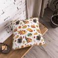 thumbnail image 5 of KLL Thanksgiving Turkeys 1 Decorative Throw Pillow Covers Velvet Soft for Couch Sofa Bedroom Living Room Outdoor (No pillow core)-, 5 of 5