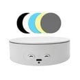 thumbnail image 5 of yuksok Rotating Display Stand Dia 13cm Rotary Turntable for Watches Figures Jewelry White, 5 of 9