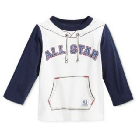 

First Impressions Baby Boys’ Long-Sleeve All Star Graphic-Print T-Shirt 18M