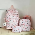 thumbnail image 6 of Weebloom Large School Backpack For Kids Girls Cute 3Pcs School Bags Set Adorable Cherry Printed Bookbag Middle High School College Pink, 6 of 6
