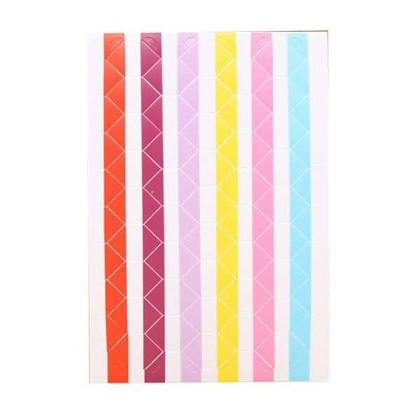 Homoyoyo Self-Adhesive Corner Stickers for Photo Albums, Easy to Use, Assorted Colors, 102 Pieces