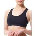 thumbnail image 1 of commando Soutien-Gorge de Sport à Compression Active pour Femmes - AT006 (TP, Noir), 1 of 1