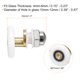 thumbnail image 2 of 27mm Diámetro Deslizamiento Puerta Poleas, Parcialidad Vidrio Rodamientos Rodillos para Baño Cocina Deslizamiento Puerta Ruedas Reemplazo, Paquete de 5 Unique Bargains herrajes para puertas correderas, 2 of 6