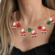 thumbnail image 1 of Adornos navideños, regalos navideños, collar navideño, árbol de Navidad, Papá Noel, joyería navideña para mujer, regalo navideño de moda, collares navideños., 1 of 6