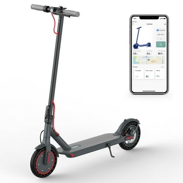 JOYHIS J078 Electric Scooter for Men and Women 8.5" Solid Tire 19mph Power by 350W Motor Max 21 mile Range Folding Commuting E Scooter
