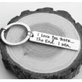 thumbnail image 5 of Fun Keychain Gift for Her I Love You More the End I Win Valentine's Day Mother's Day Father's Day Christmas Anniversary, 5 of 8
