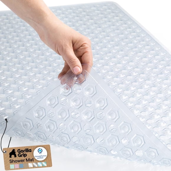 GORILLA GRIP Patented Bath Tub Shower Mat, Machin