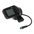 thumbnail image 3 of E Bike LCD Display, Low Failure Rate Simple Design Electric Bike LCD Display Meter ABS Material Ideal Replacement  for E Scooter, 3 of 7