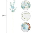 thumbnail image 3 of Artificial Orchids Silk Flowers,10 PCS (Each 37'') White Orchids Artificial Flowers Fake Orchid Long Stem Artificial Flowers Fake Silk Flowers for Indoor Outdoor Wedding Home Office Decoration(White), 3 of 5
