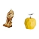 thumbnail image 5 of Figura de león, estatua de , escultura artística, adorno de frutas, estante, escritorio, oficina, decoración del hogar. Hecha de resina. Idea, 5 of 8
