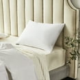 thumbnail image 4 of Farm To Home  Organic Blended Cotton Softy Around Feather And Down Pillow (Set of 2) - White Jumbo - Set of 2, 4 of 5