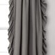 thumbnail image 3 of Lush Decor Reyna - Juego de Paneles de Cortina de Ventana con Volantes, par, 54 Pulgadas de Ancho x 84 Pulgadas de Largo, Gris, Juego de Cortinas fluidas, Cortinas románticas con Volantes para, 3 of 15