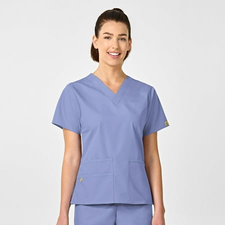 

WonderWink Origins 6016-Bravo-Women s V-Neck Scrub Top