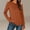 Orange, variant on Byworldtasic Women's Cotton Long Sleeve Shirts with Thumb Holes Crew Neck Soft Basic Tee Casual Plain T-Shirt