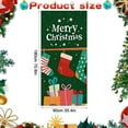 thumbnail image 3 of Miommo Merry Christmas Door Cover, 71x35 Inch Funny Santa Reindeer Christmas Door Banner, Weather Resistant Outdoor Xmas Holiday Decor for Front Door, 3 of 7