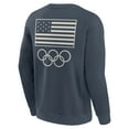 thumbnail image 3 of Men's-Fanatics  Navy Team USA Elements Fleece Pullover Sweatshirt, 3 of 3