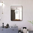 thumbnail image 3 of 24 x 32 Inch Bathroom Mirror Black Aluminum Frame, 3 of 3
