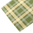 thumbnail image 5 of DouZhe Polyester Placemats Set of 4, Green White Christmas Plaid Pattern Heat Resistant Place Mats for Dining Table, 12" x 18", 5 of 7