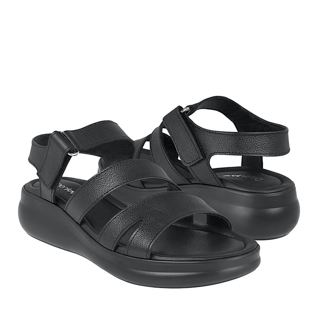 SANDALIAS DAMA GREEN LOVE 95091 PIEL NEGRO