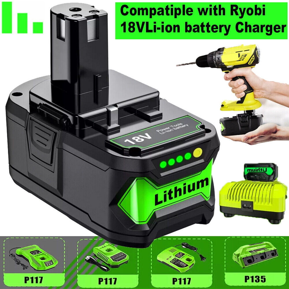 4Pack 18V 8.0AH For Ryobi One + Plus P108 P109 18 Volt Lithium-ion High Capacity Battery Lots