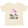 thumbnail image 3 of Inktastic My Tia Loves Me Unicorn Girls Baby T-Shirt, 3 of 5
