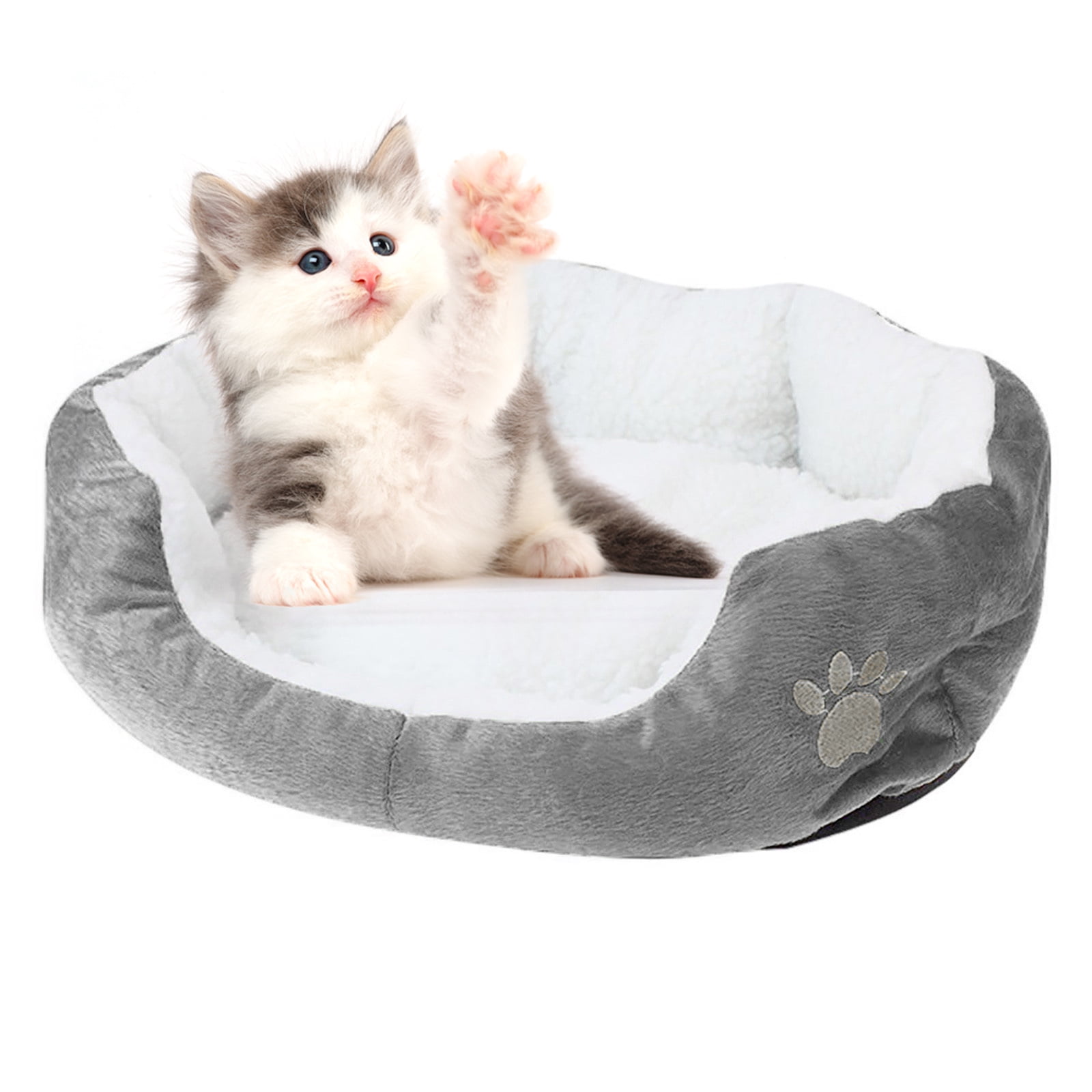 Oalirro Sales Clearance Pet Bed, Self-Warming Indoor Puppy Cushion Doghouse Soft Fleece Pet Dog Cat Bed Indoor Pillow Cuddler for Small Dogs and Cats (19.68*15.75in)