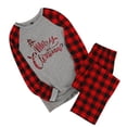 thumbnail image 3 of Traje de pijama de Navidad para padres e hijos, pantalones superiores estampados de manga larga, ropa de dormir para mujeres Advancent HA001372-06, 3 of 6
