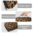 thumbnail image 4 of Herdesigns Leopard Print Carry Case Compatible with Nintendo Switch 2017 & Oled 2021, with 20 Game Card Slots, Wild Safari Skin Pattern Portable Travel Carrying Case Pouch for Accessories & Games, 4 of 8