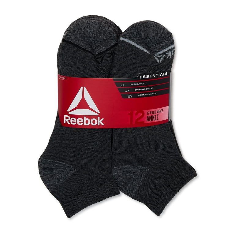 Reebok Men's Essentials Cushion Quarter Socks 12-Pack photo 2