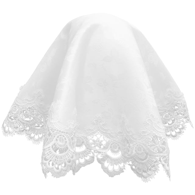 MasteelfCA Lace Light Shade Cover Elegant Style Lace Lampshade Cover for Table Lamp